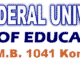 federal uni of education zaria